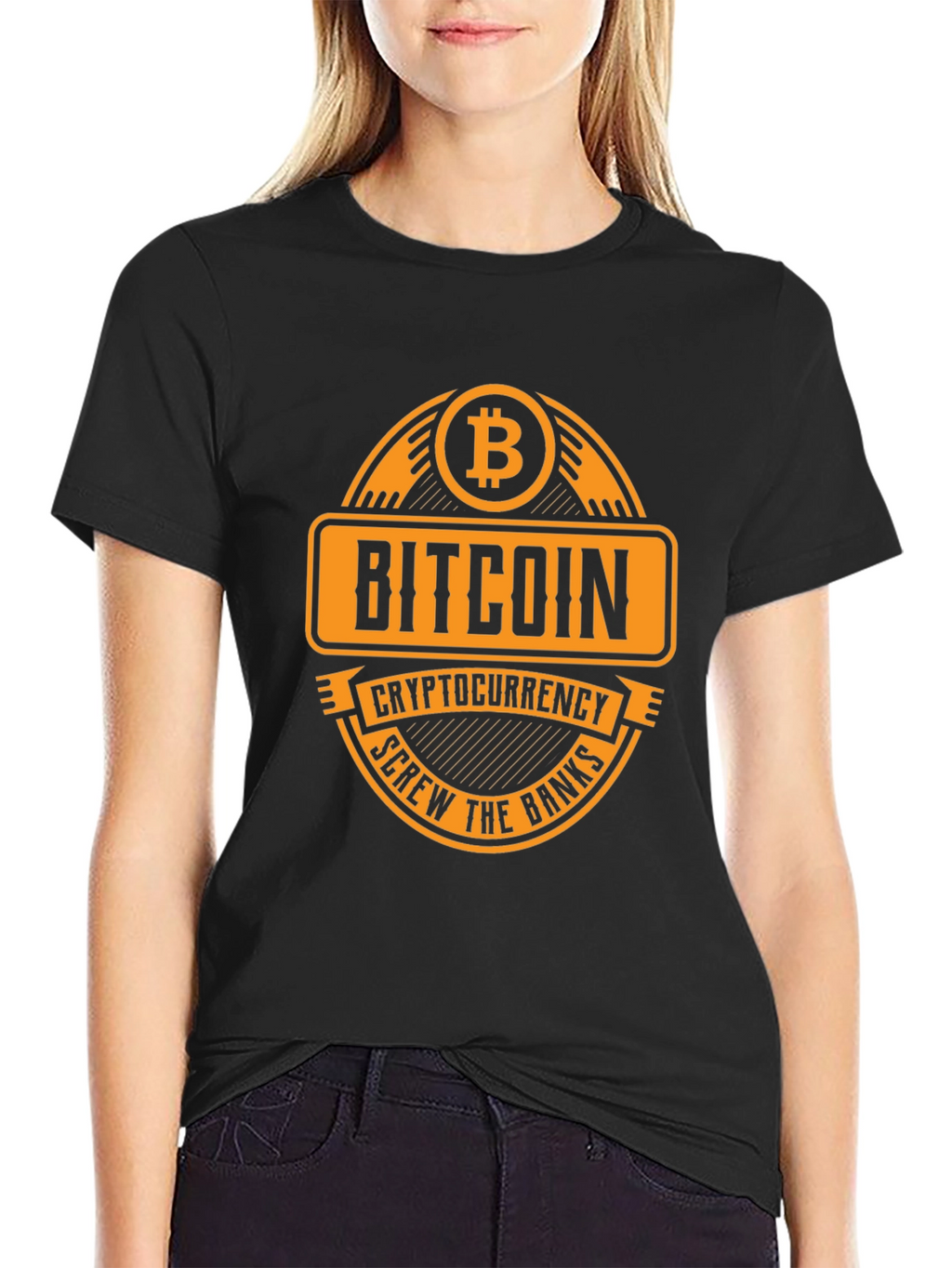 Camiseta Bitcoin Screw the Banks