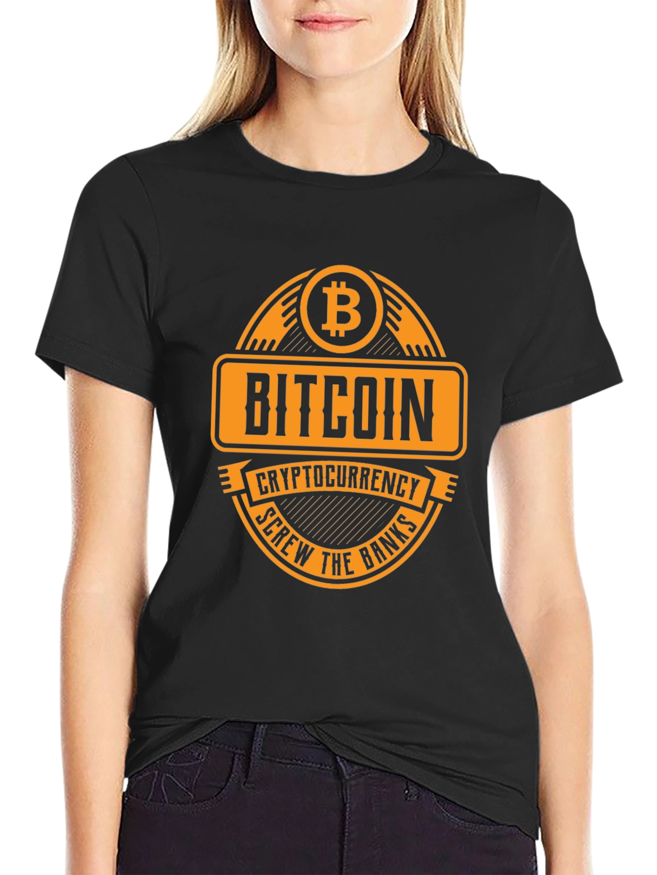 Camiseta Bitcoin Screw the Banks