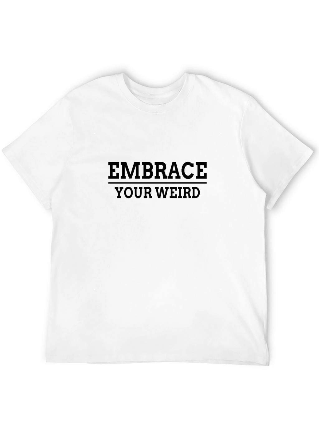 Camiseta Negra Abraza tu rareza