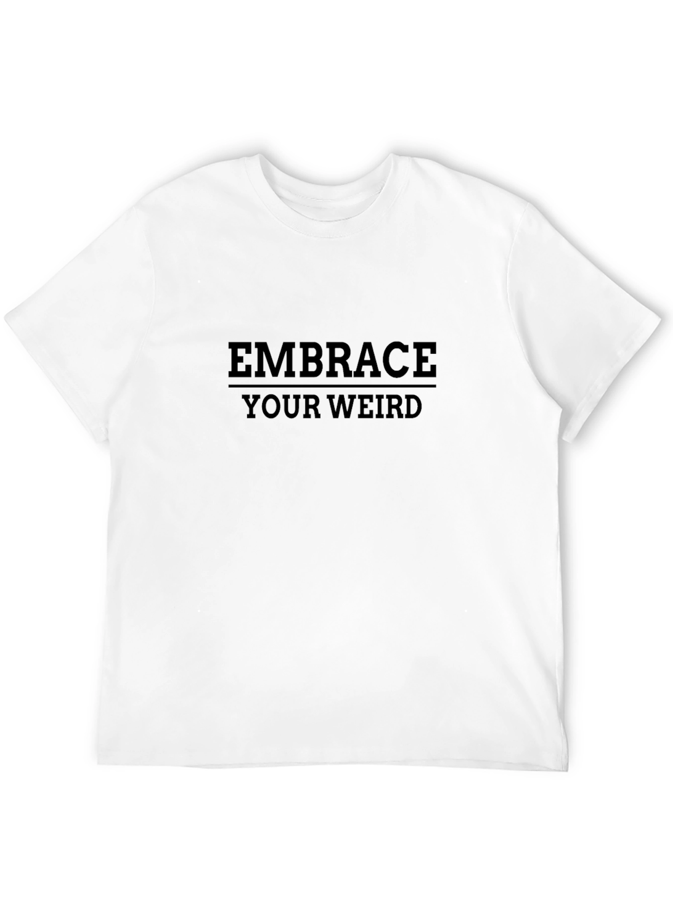 Camiseta Negra Abraza tu rareza