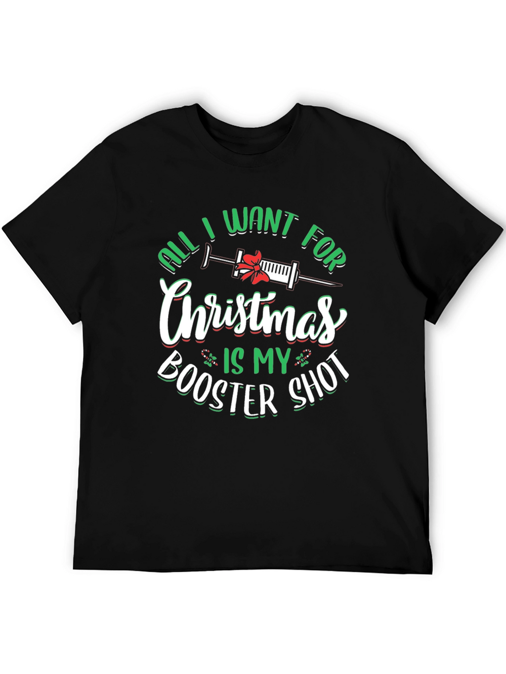Camiseta Navideña Booster Shot