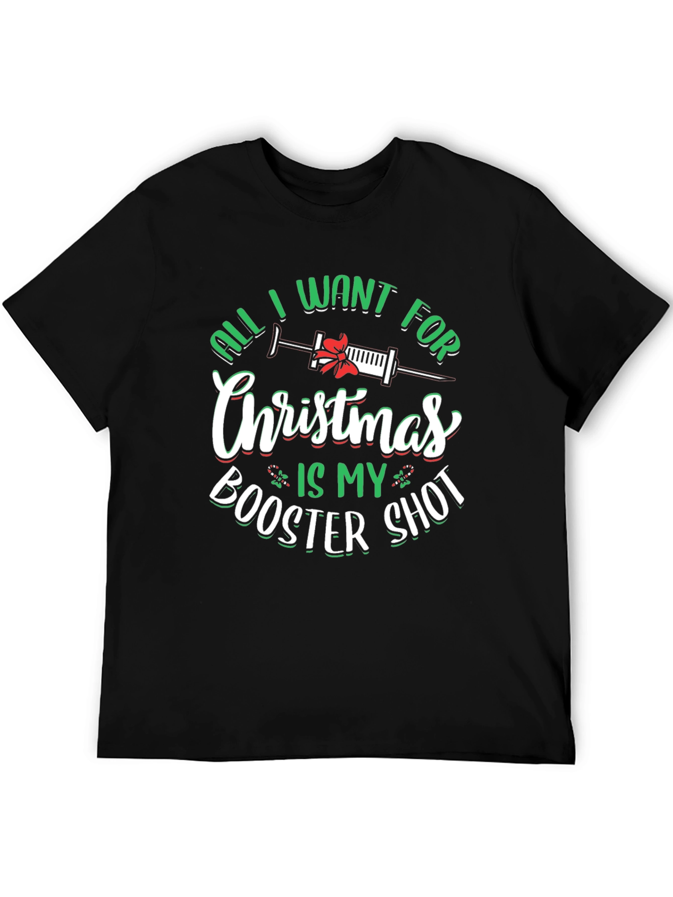 Camiseta Navideña Booster Shot