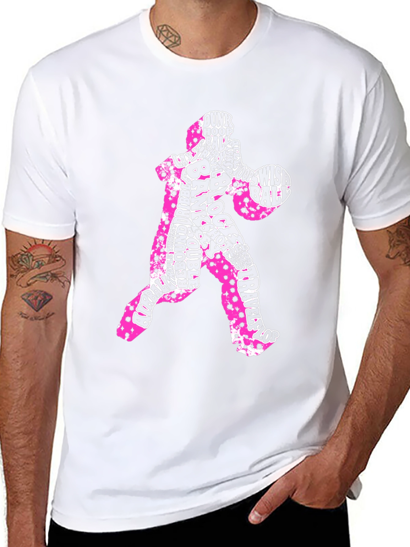 Camiseta Baloncesto Diseño Texturas