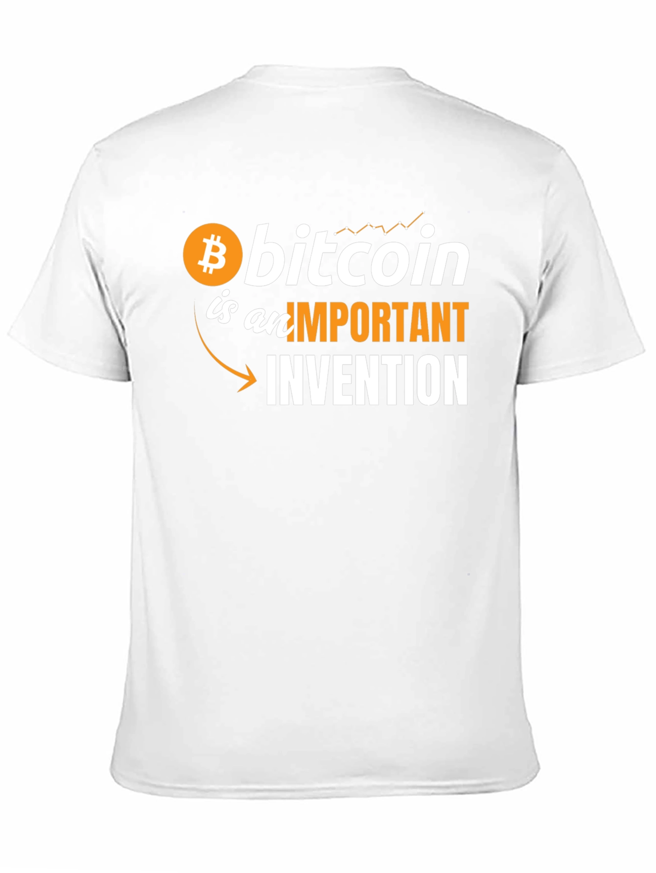 Camiseta Bitcoin: Invención Importante Estilo Moderno