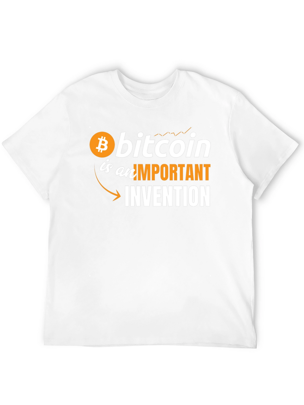 Camiseta Bitcoin: Invención Importante Estilo Moderno