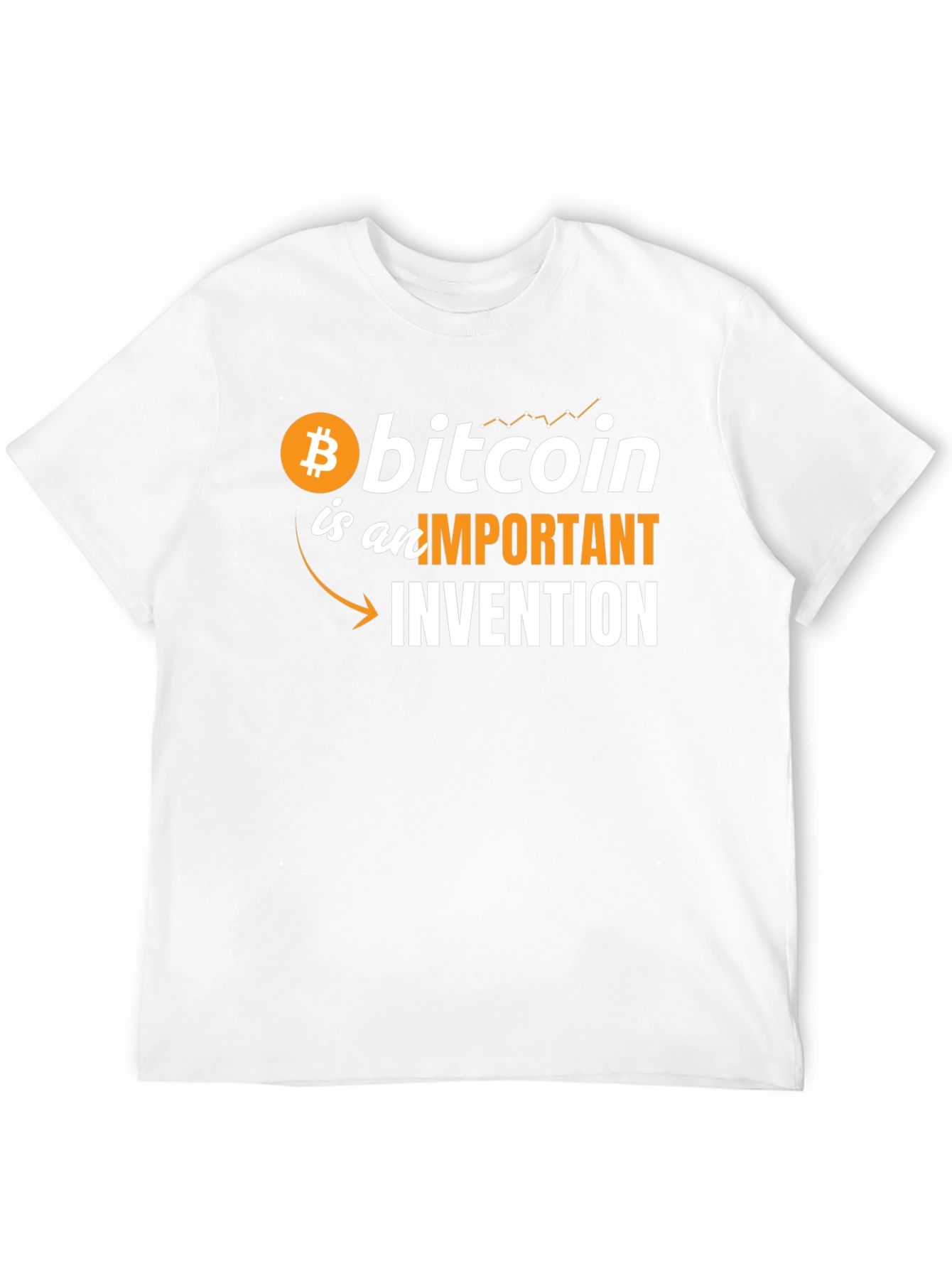 Camiseta Bitcoin: Invención Importante Estilo Moderno
