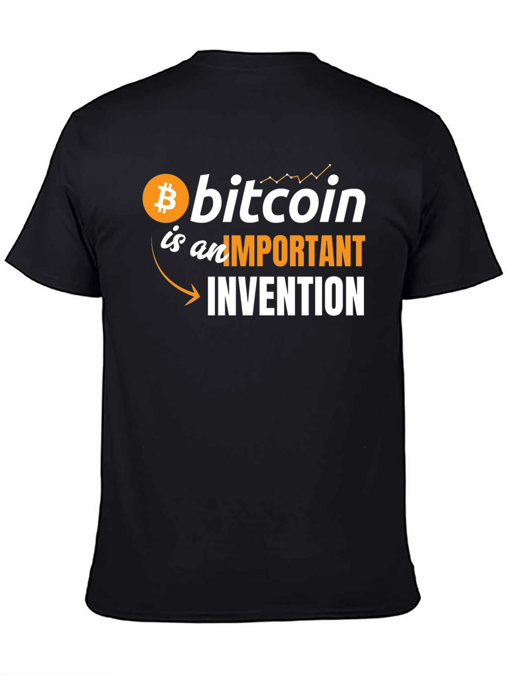 Camiseta Bitcoin: Invención Importante Estilo Moderno