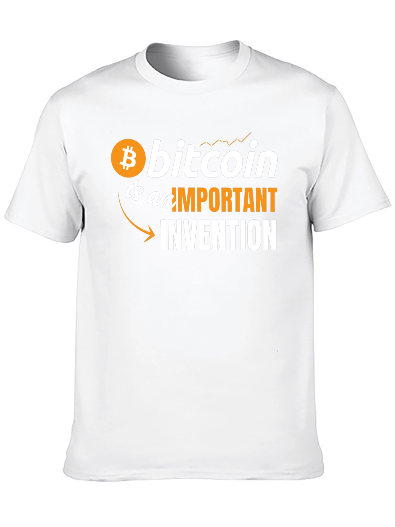 Camiseta Bitcoin: Invención Importante Estilo Moderno