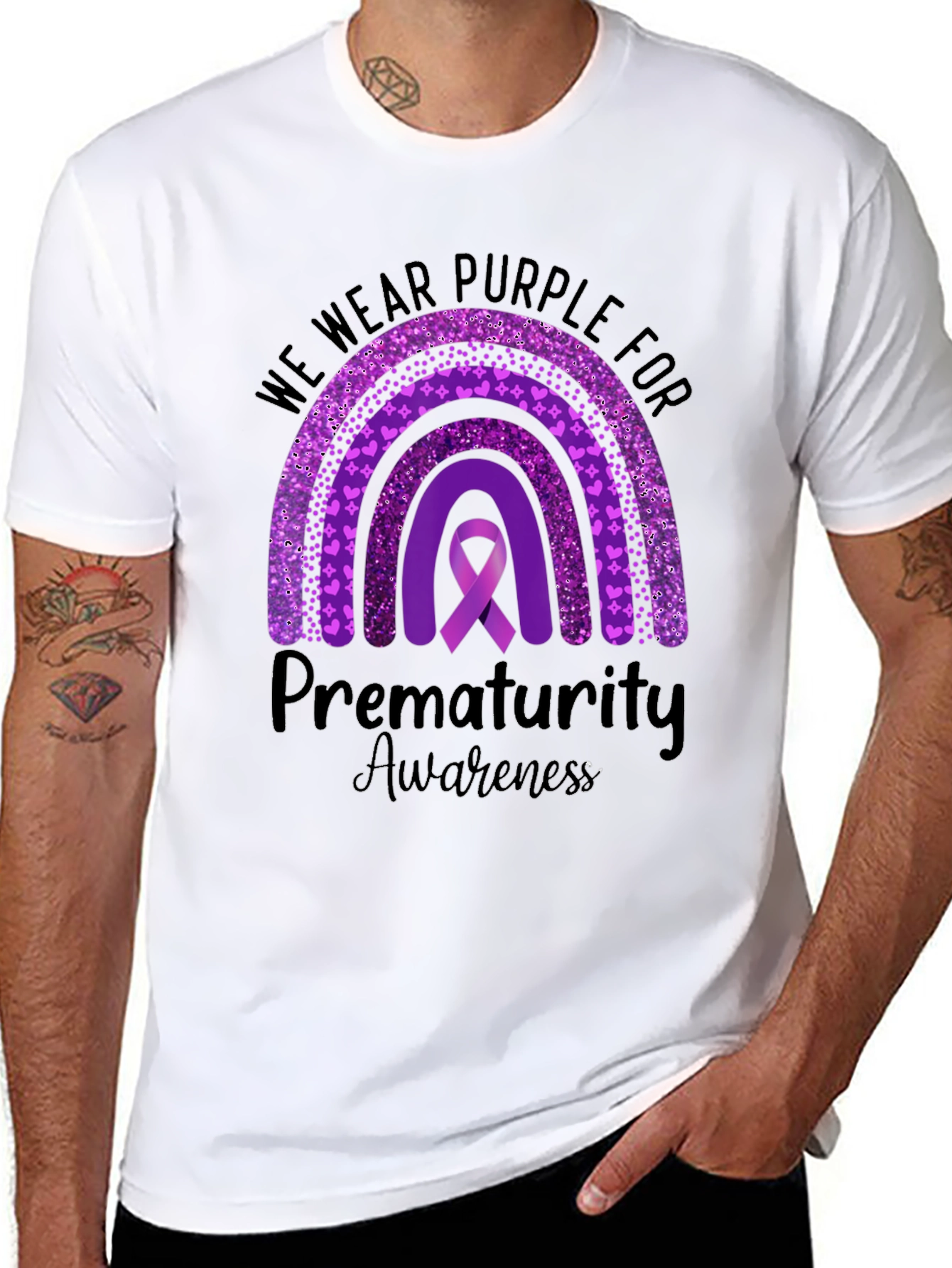 Camiseta Morada Conciencia Prematuridad