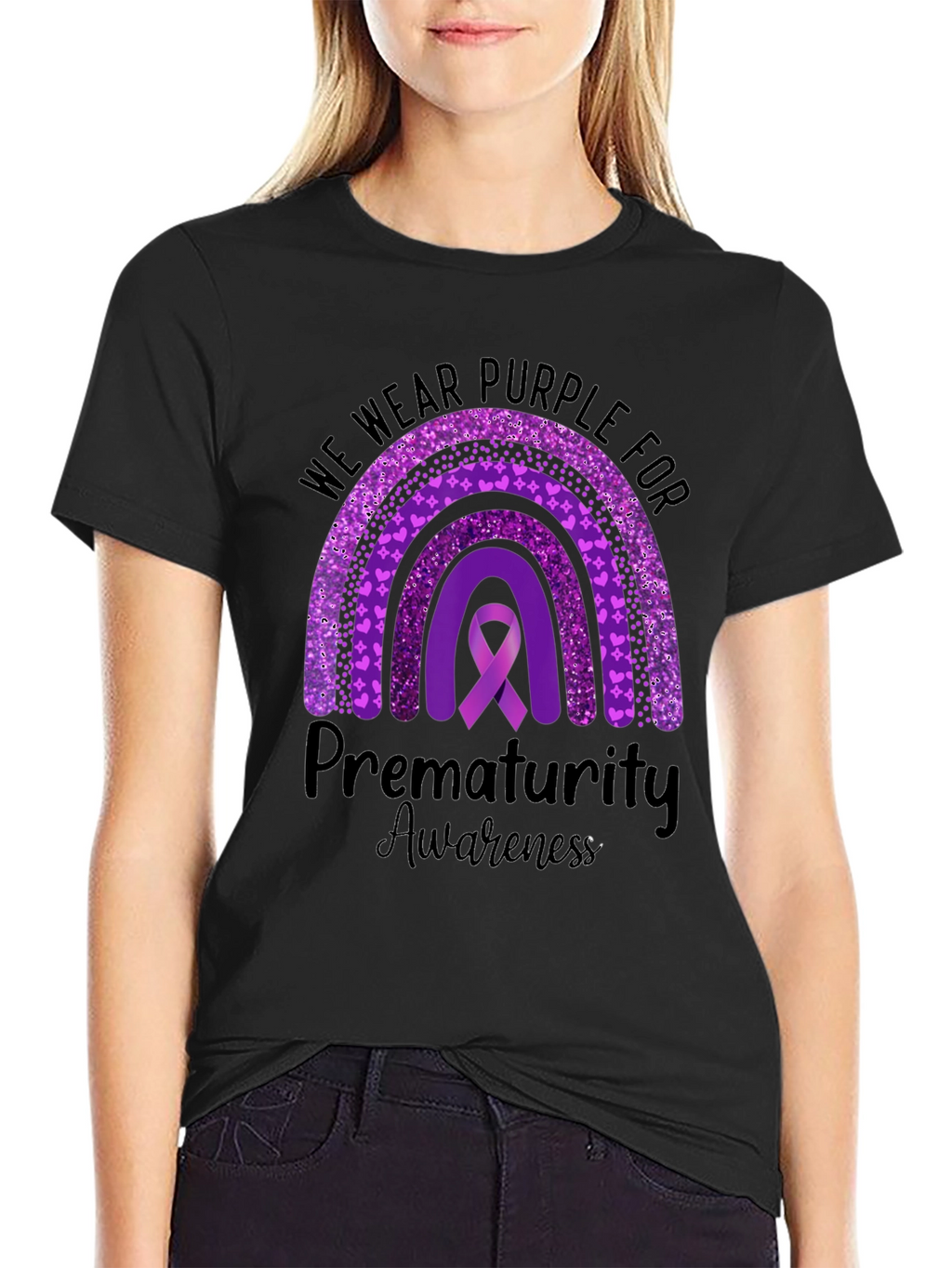 Camiseta Morada Conciencia Prematuridad