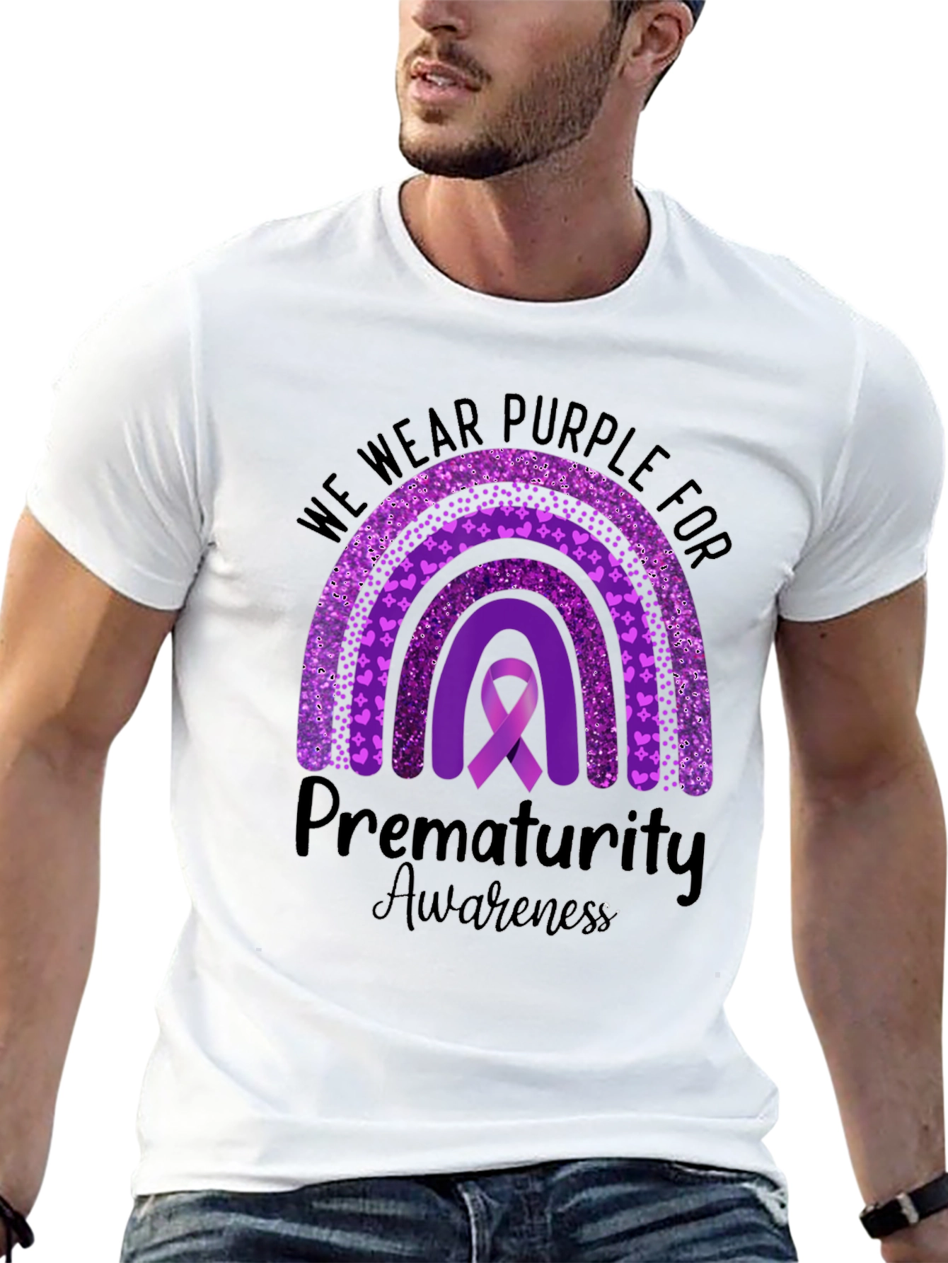 Camiseta Morada Conciencia Prematuridad