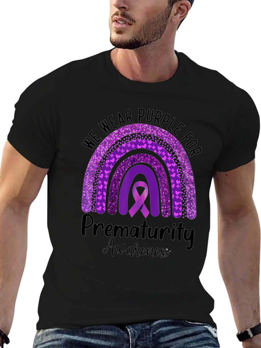Camiseta Morada Conciencia Prematuridad