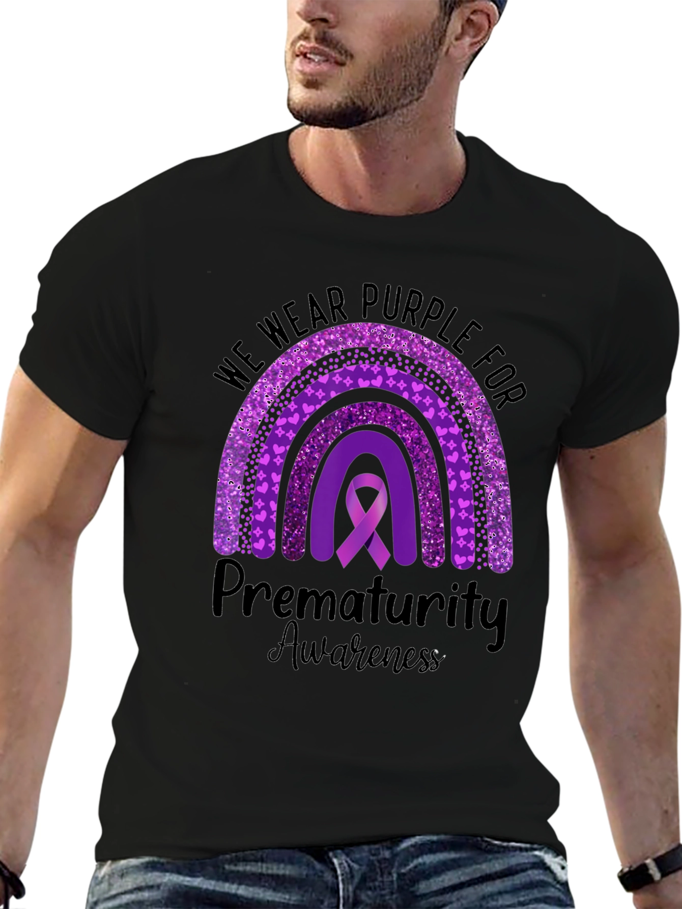 Camiseta Morada Conciencia Prematuridad