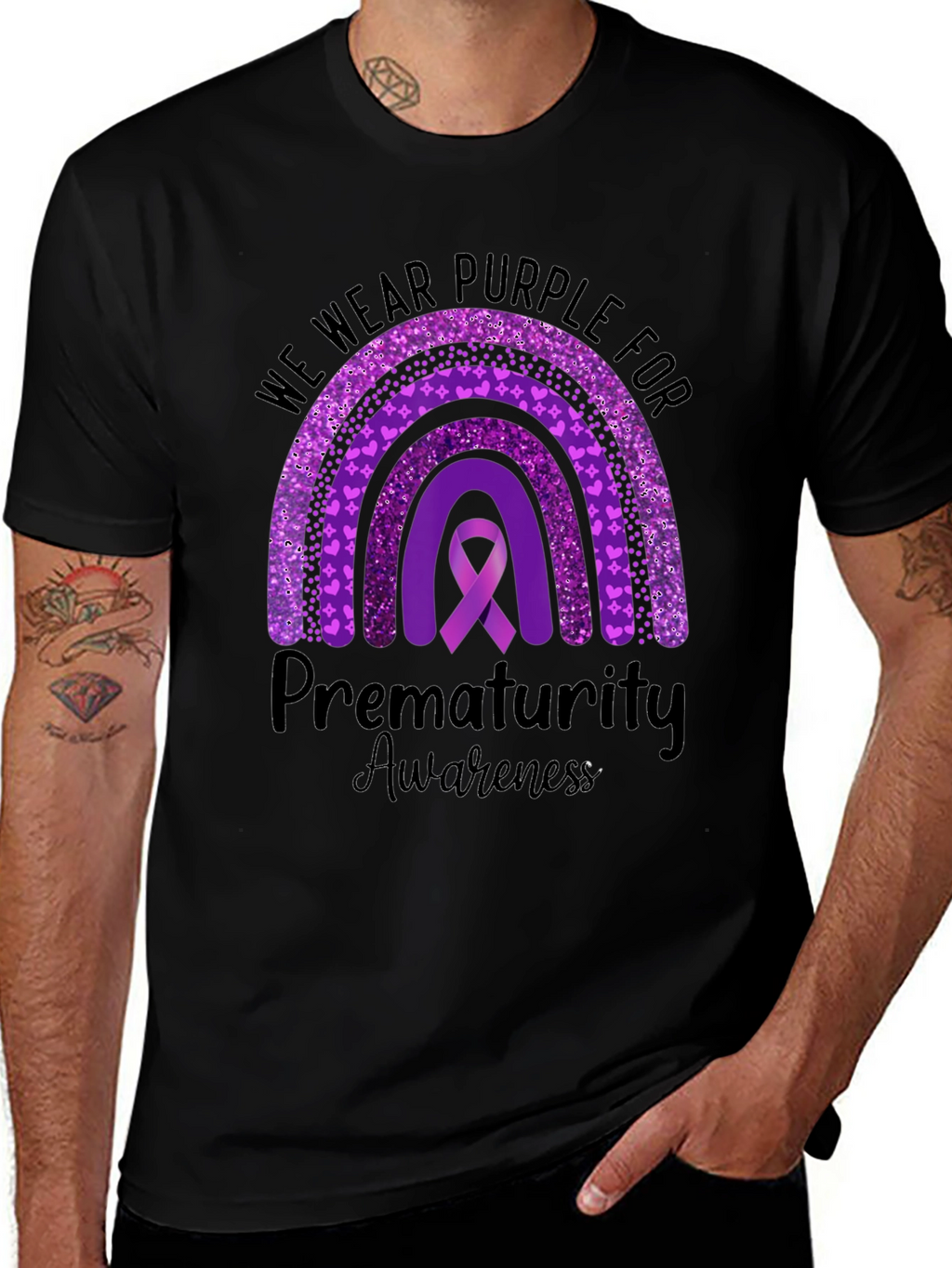 Camiseta Morada Conciencia Prematuridad