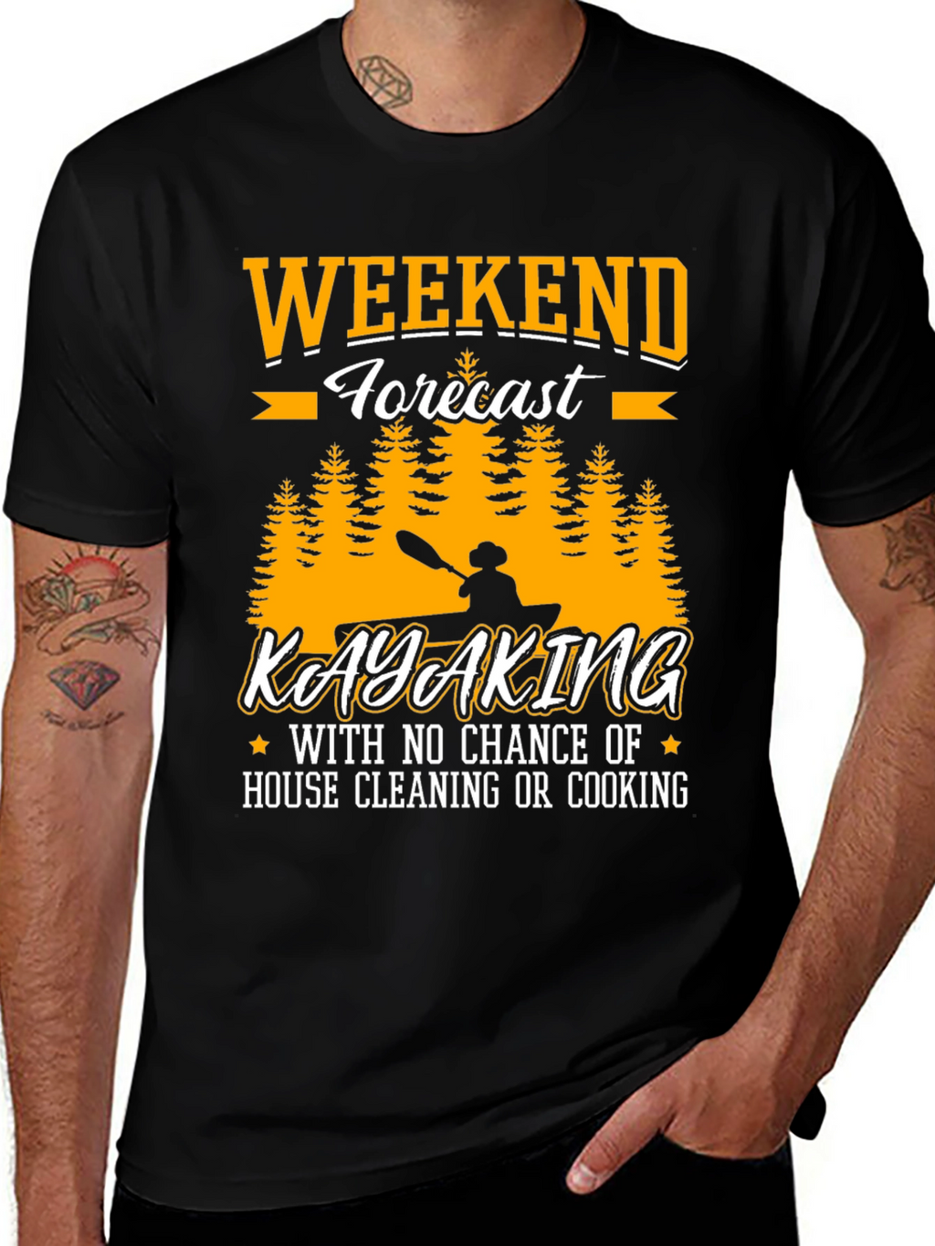 Camiseta Kayak Weekend Forecast