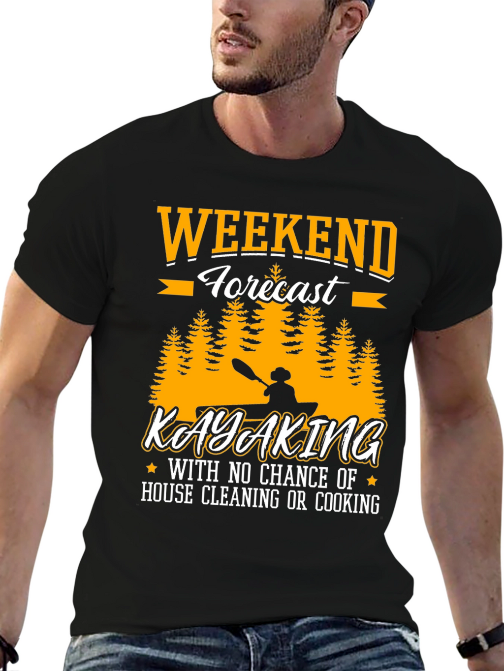 Camiseta Kayak Weekend Forecast