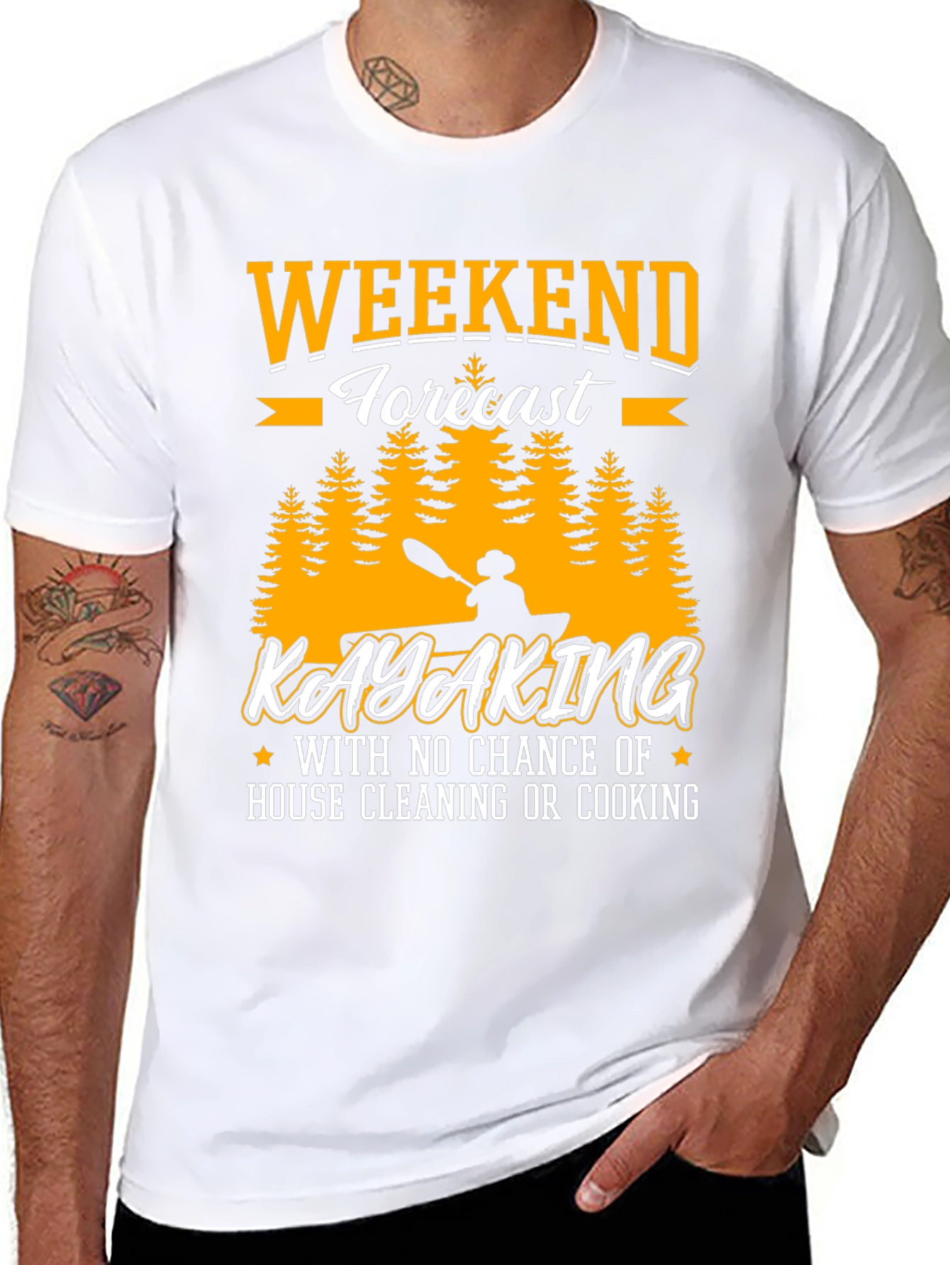 Camiseta Kayak Weekend Forecast