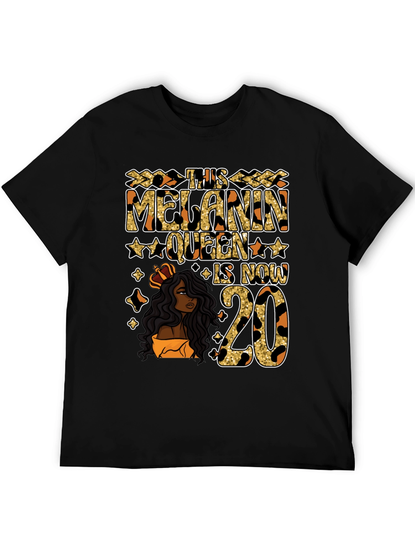 Camiseta Melanin Queen 20 Aniversario
