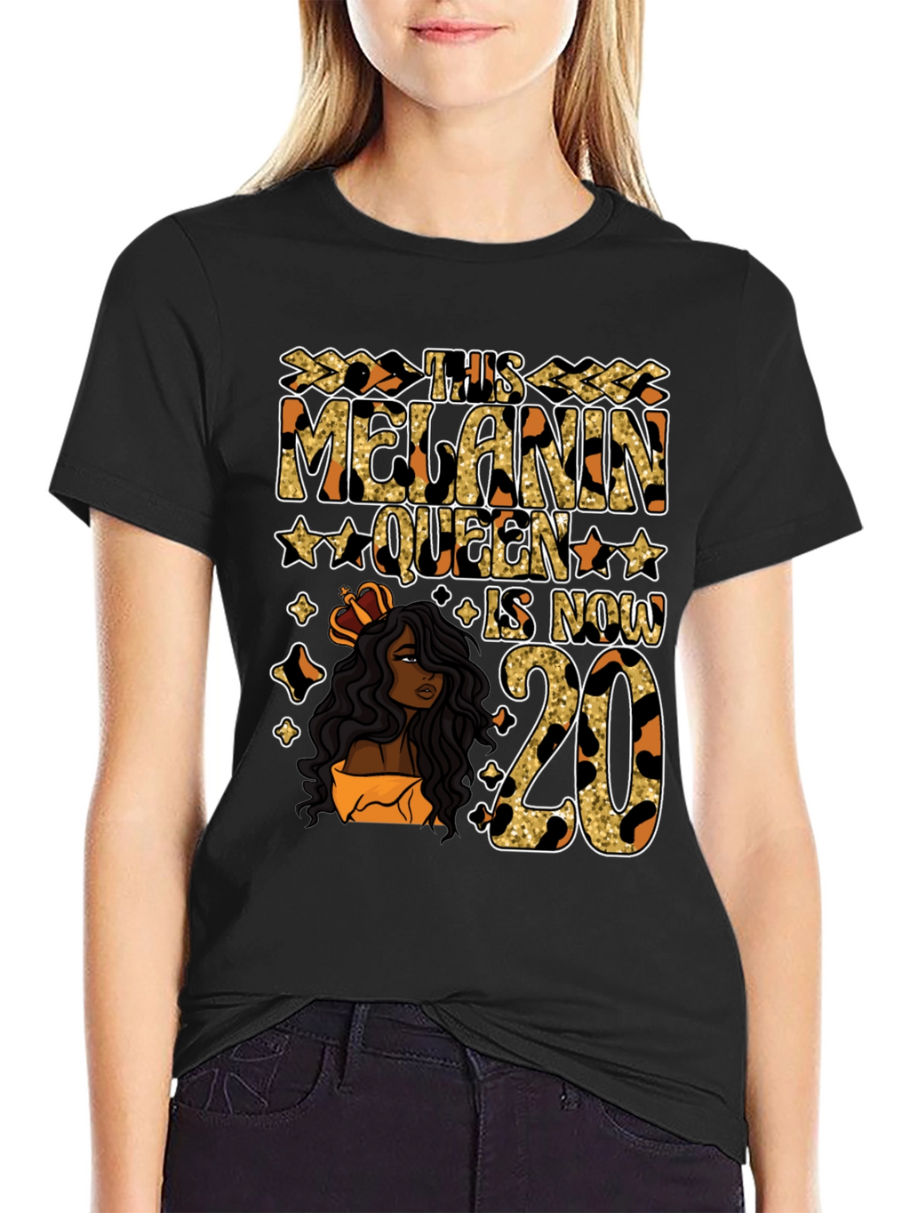 Camiseta Melanin Queen 20 Aniversario