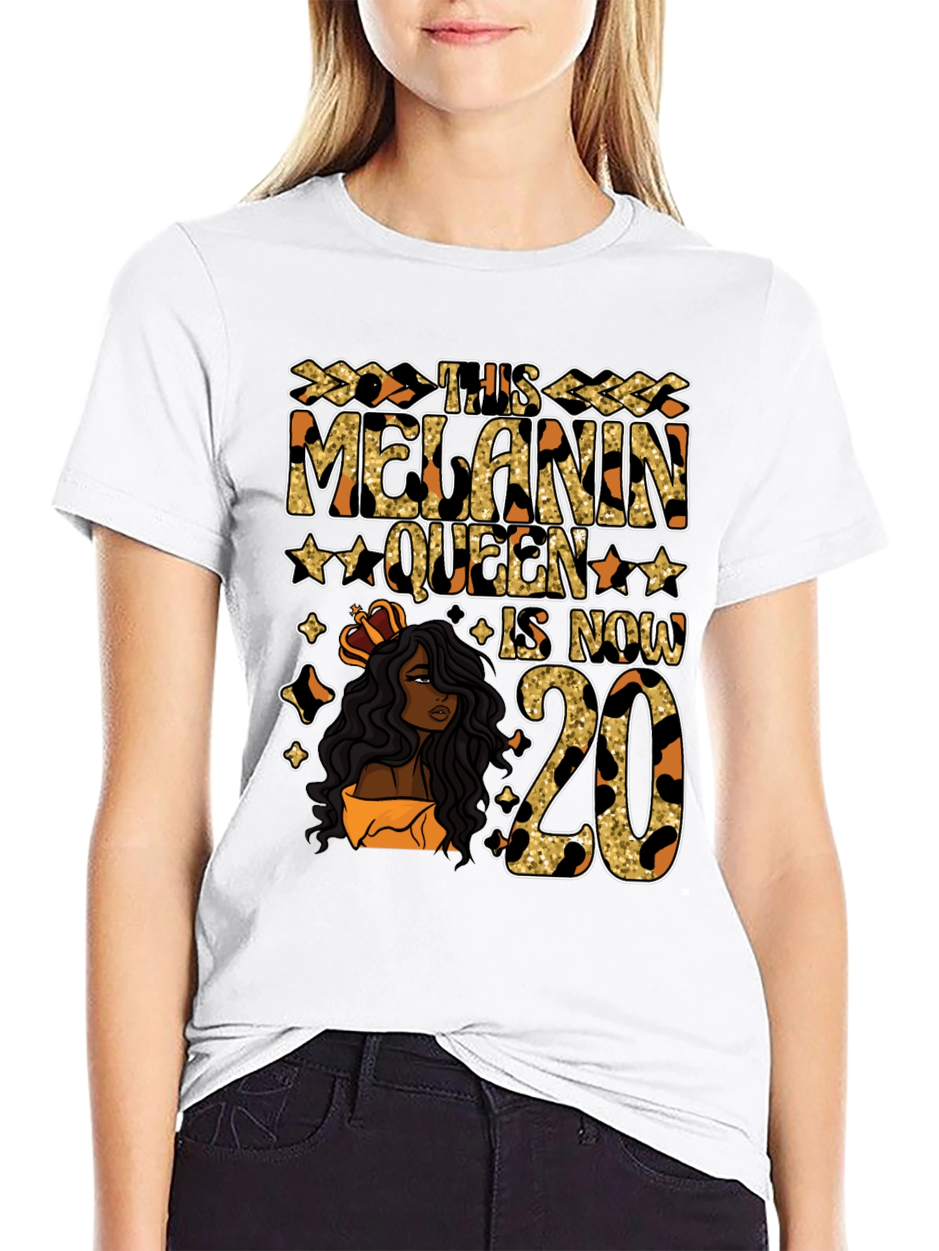 Camiseta Melanin Queen 20 Aniversario