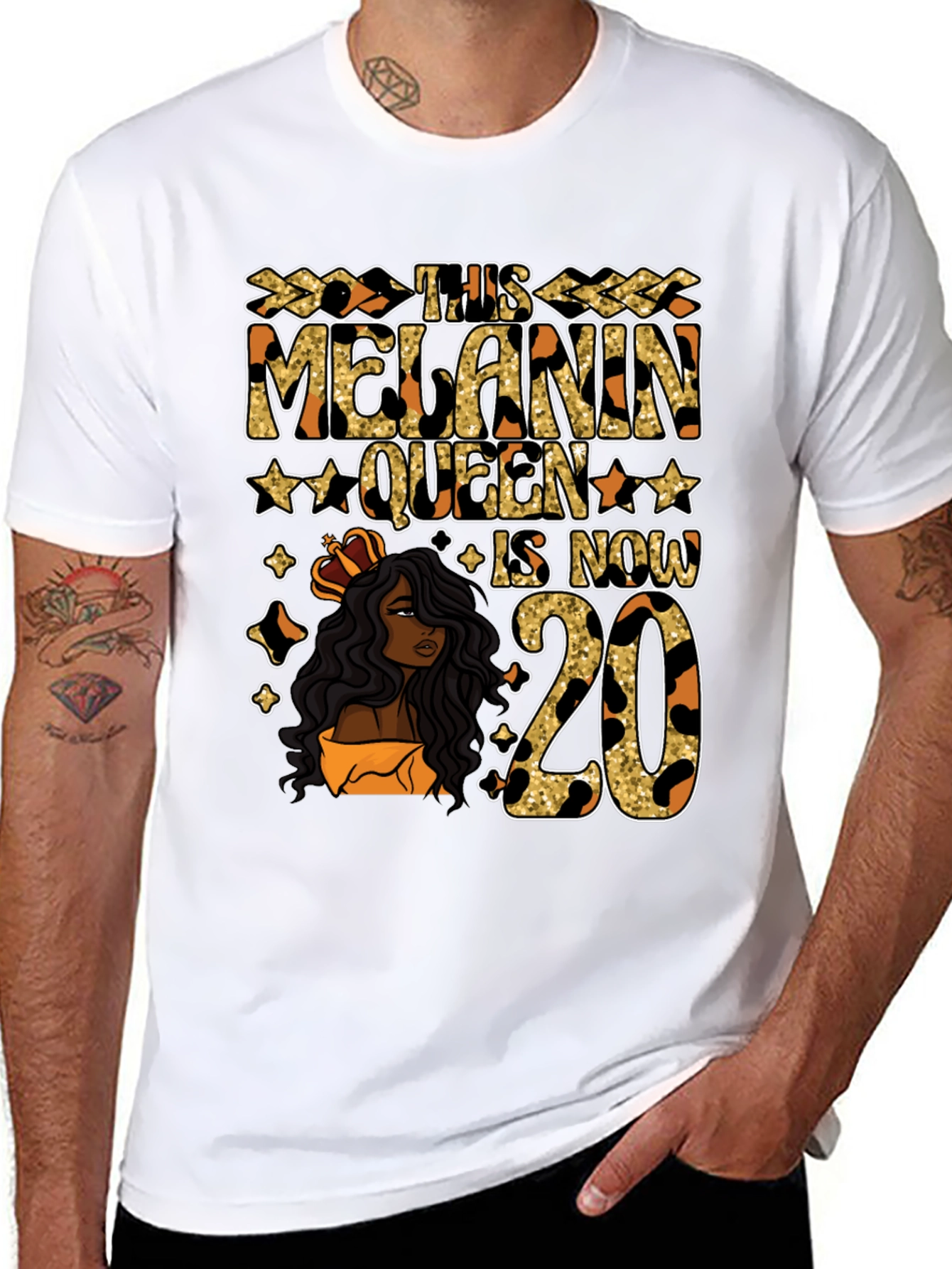 Camiseta Melanin Queen 20 Aniversario