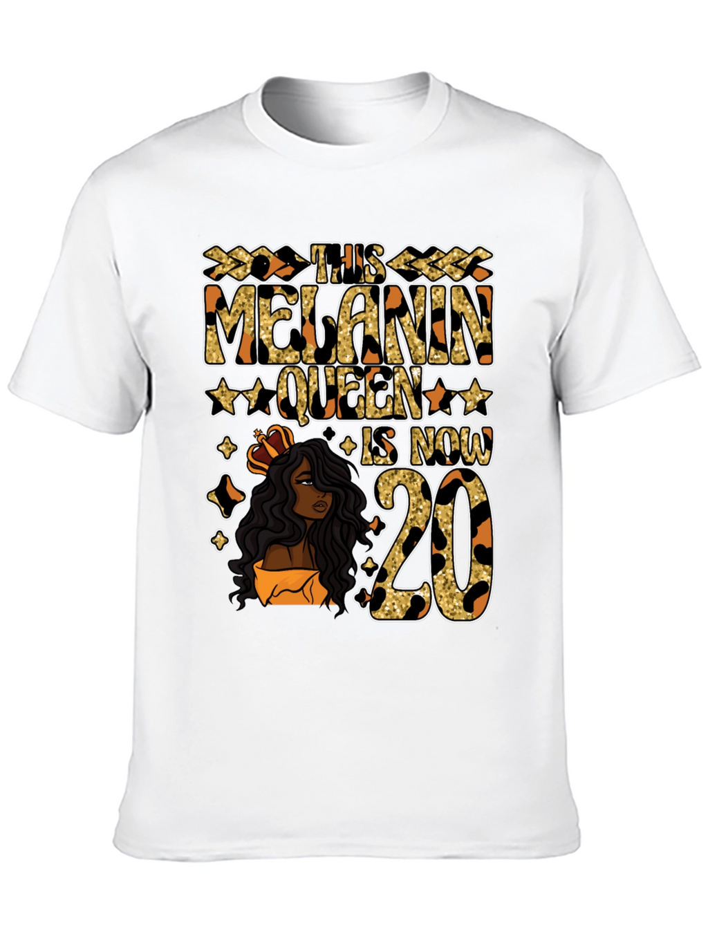 Camiseta Melanin Queen 20 Aniversario