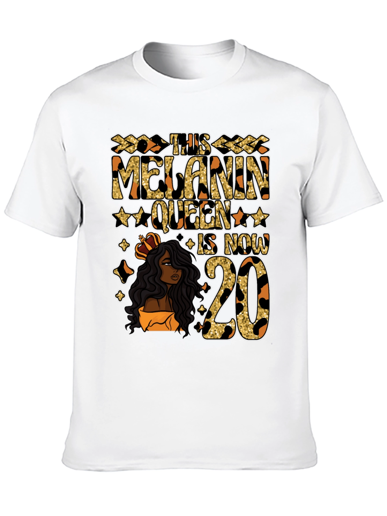 Camiseta Melanin Queen 20 Aniversario