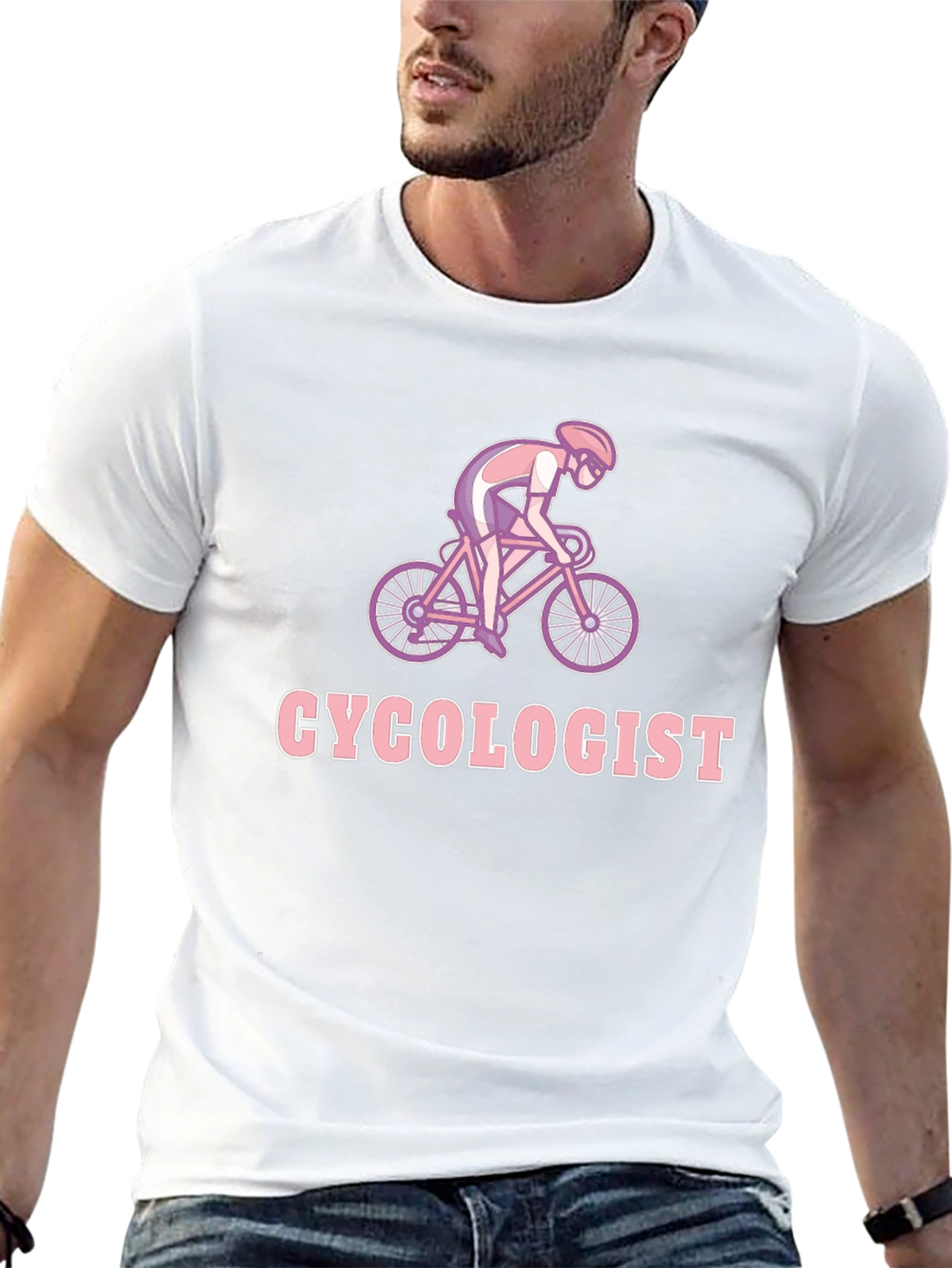 Camiseta Negra Ciclólogo para Amantes del Ciclismo