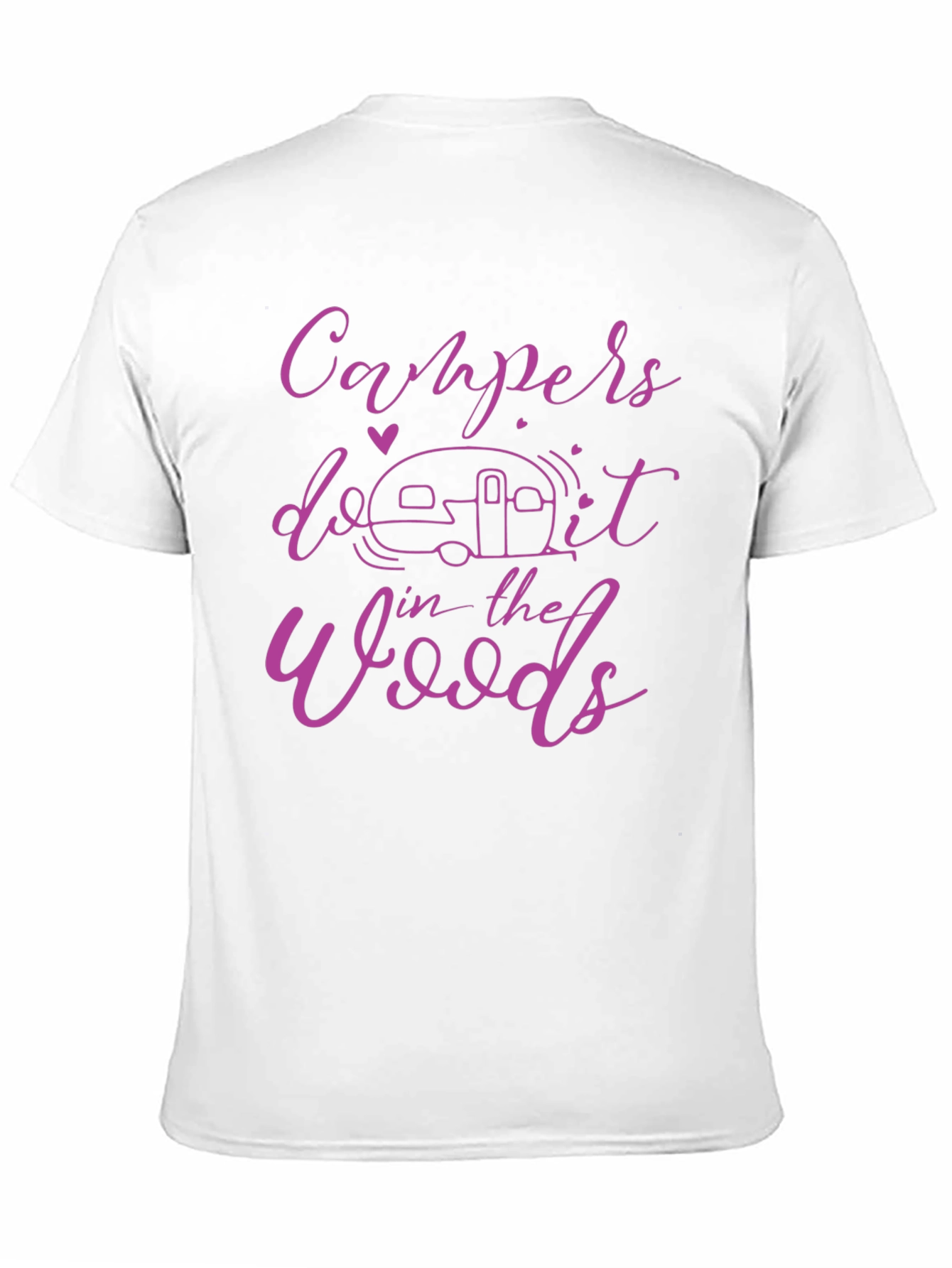 Camiseta Negra Campers Do It In The Woods