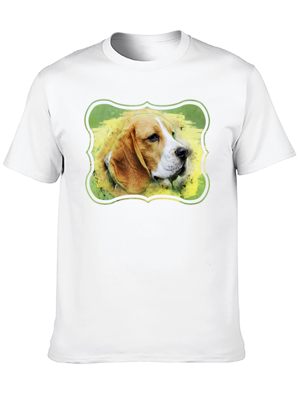 Camiseta Negra con Diseño de Beagle