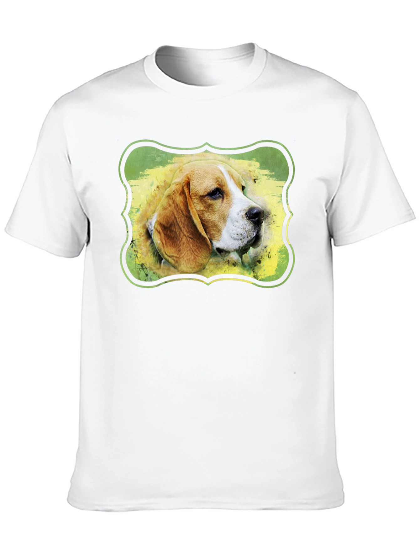 Camiseta Negra con Diseño de Beagle