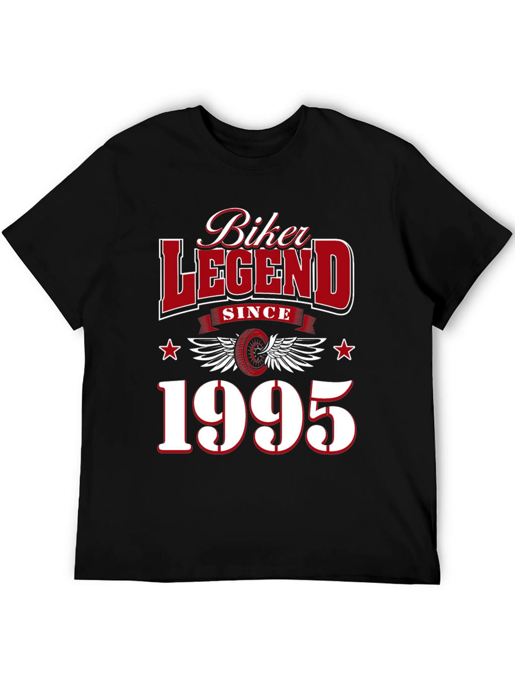 Camiseta Negra Biker Legend Since 1995