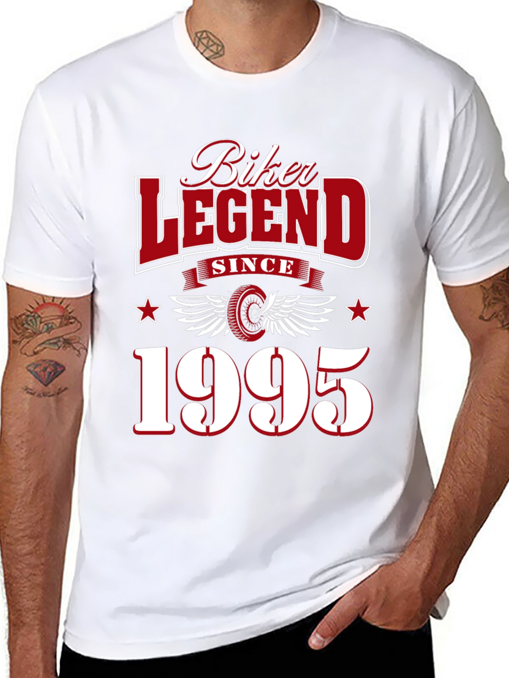 Camiseta Negra Biker Legend Since 1995