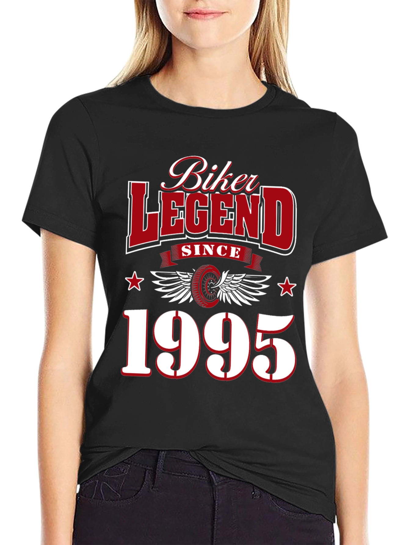 Camiseta Negra Biker Legend Since 1995