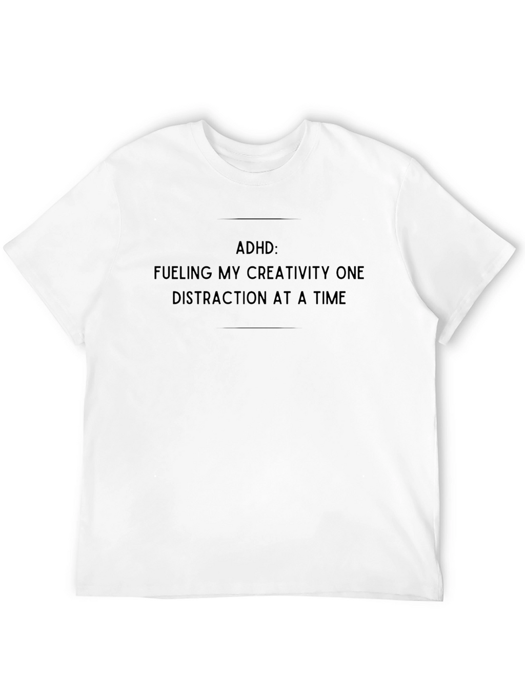 Camiseta Negra ADHD Creatividad
