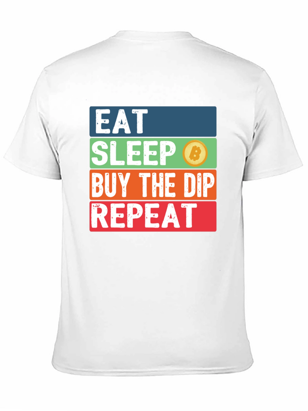 Camiseta Bitcoin: Come Duerme Invierte Repite