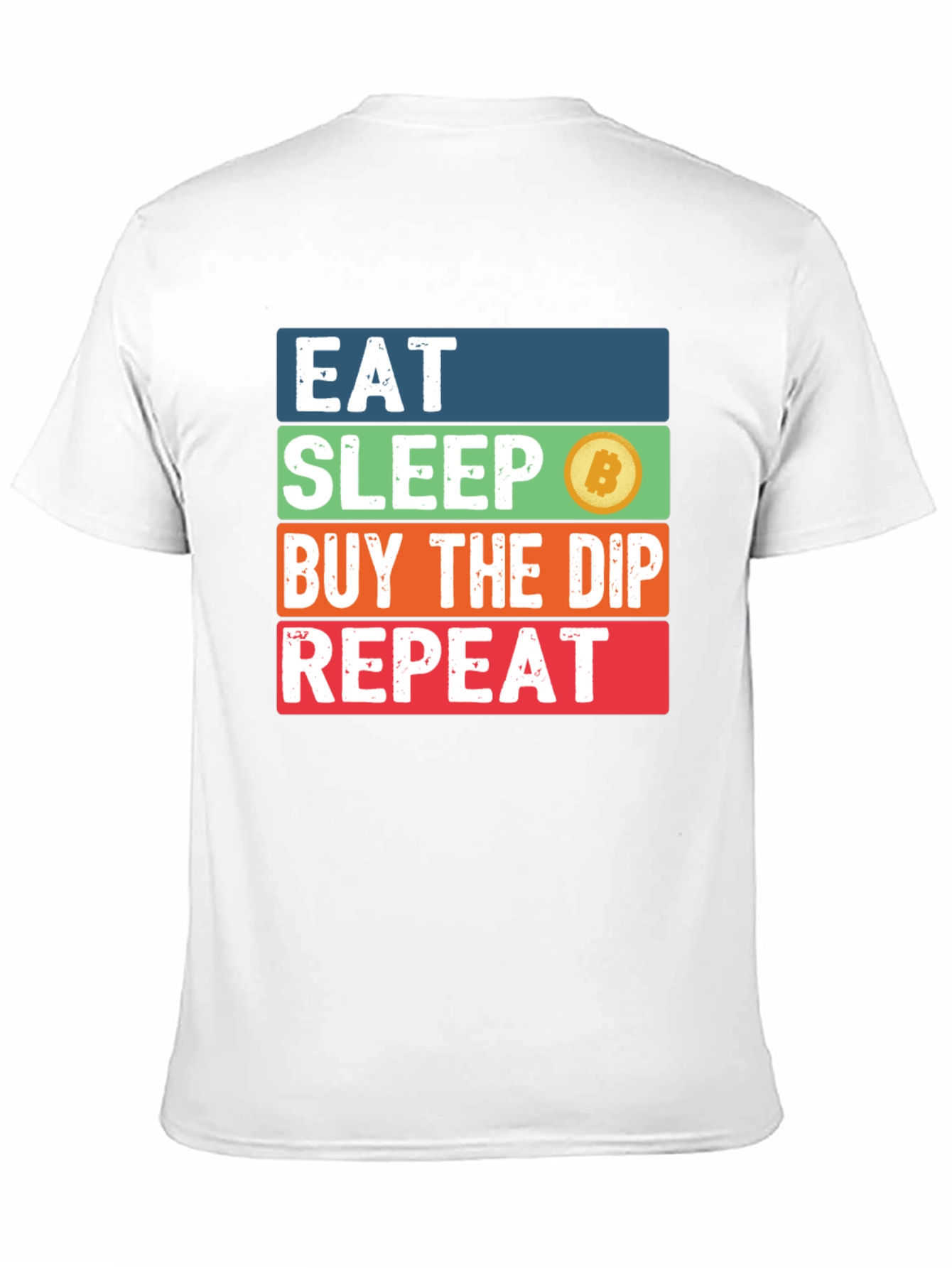 Camiseta Bitcoin: Come Duerme Invierte Repite