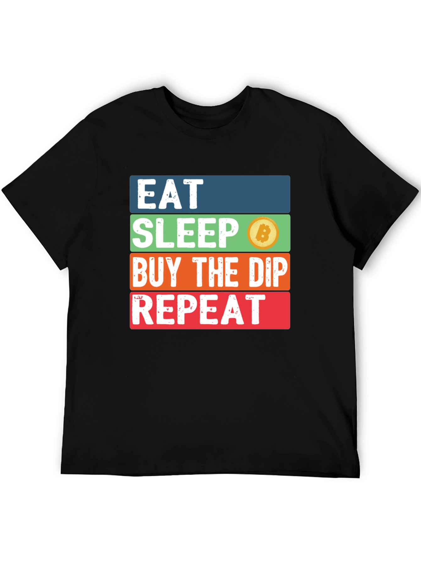Camiseta Bitcoin: Come Duerme Invierte Repite