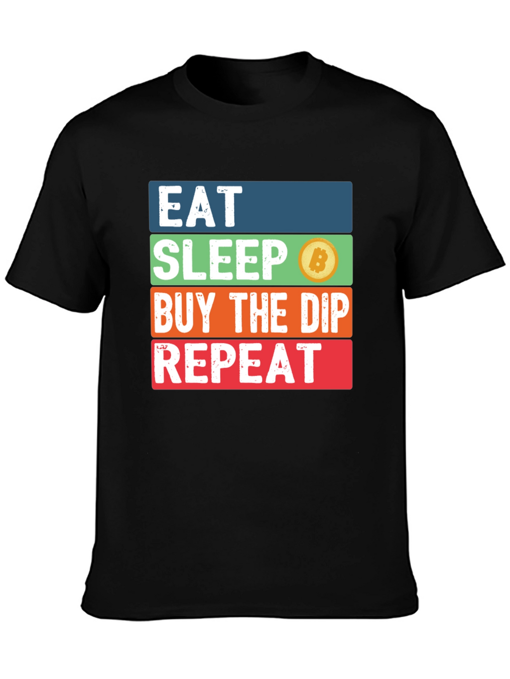 Camiseta Bitcoin: Come Duerme Invierte Repite