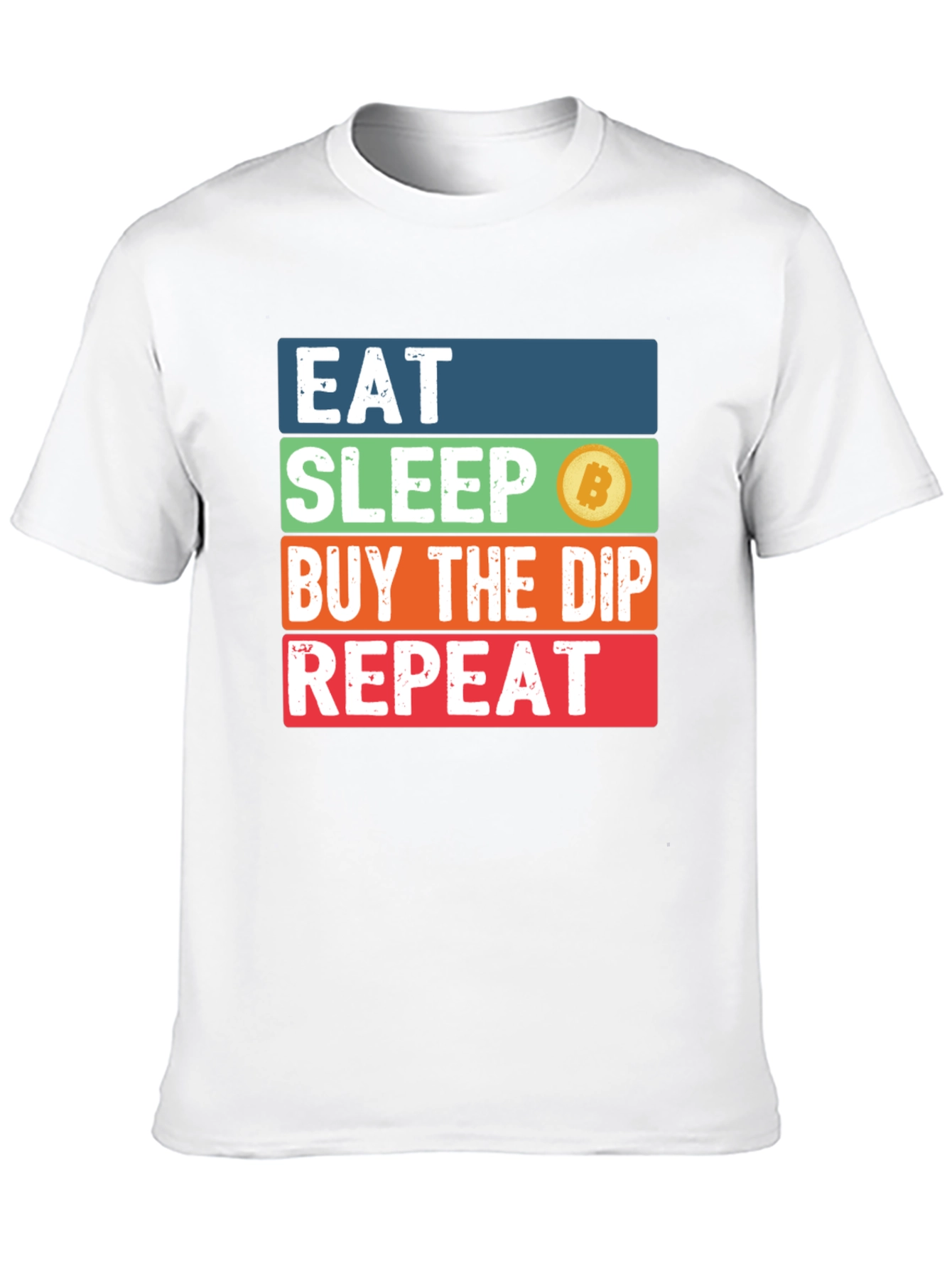 Camiseta Bitcoin: Come Duerme Invierte Repite