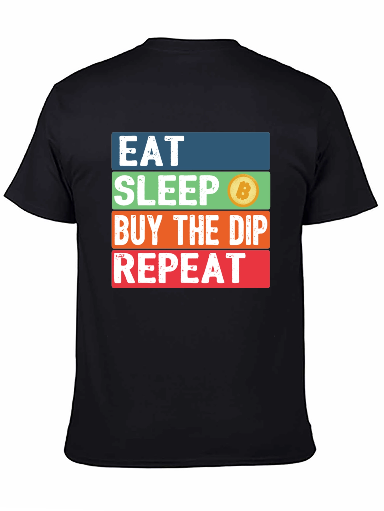 Camiseta Bitcoin: Come Duerme Invierte Repite