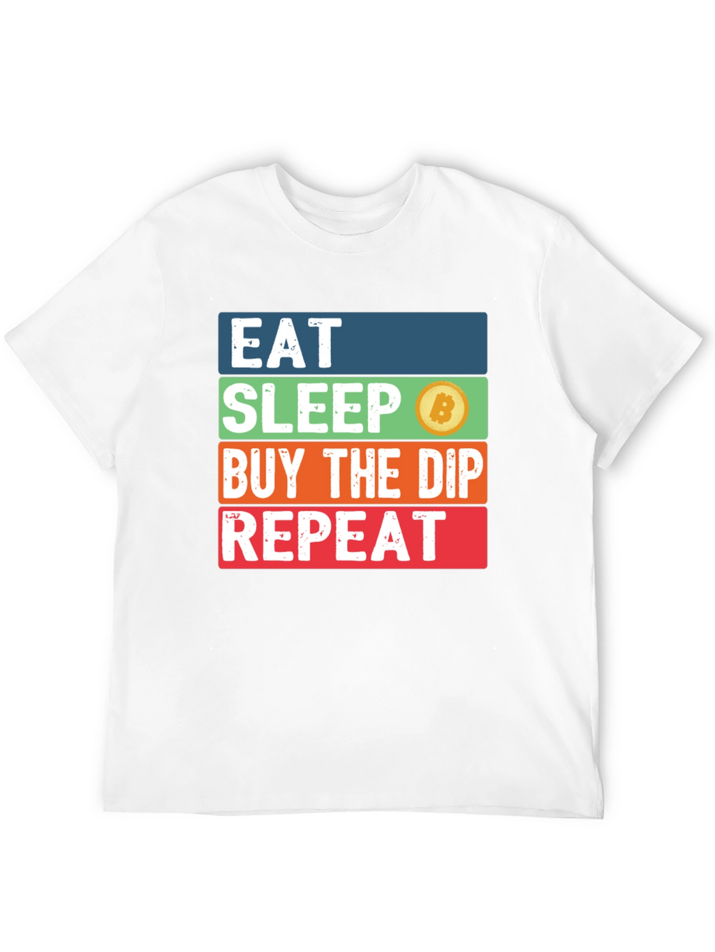Camiseta Bitcoin: Come Duerme Invierte Repite