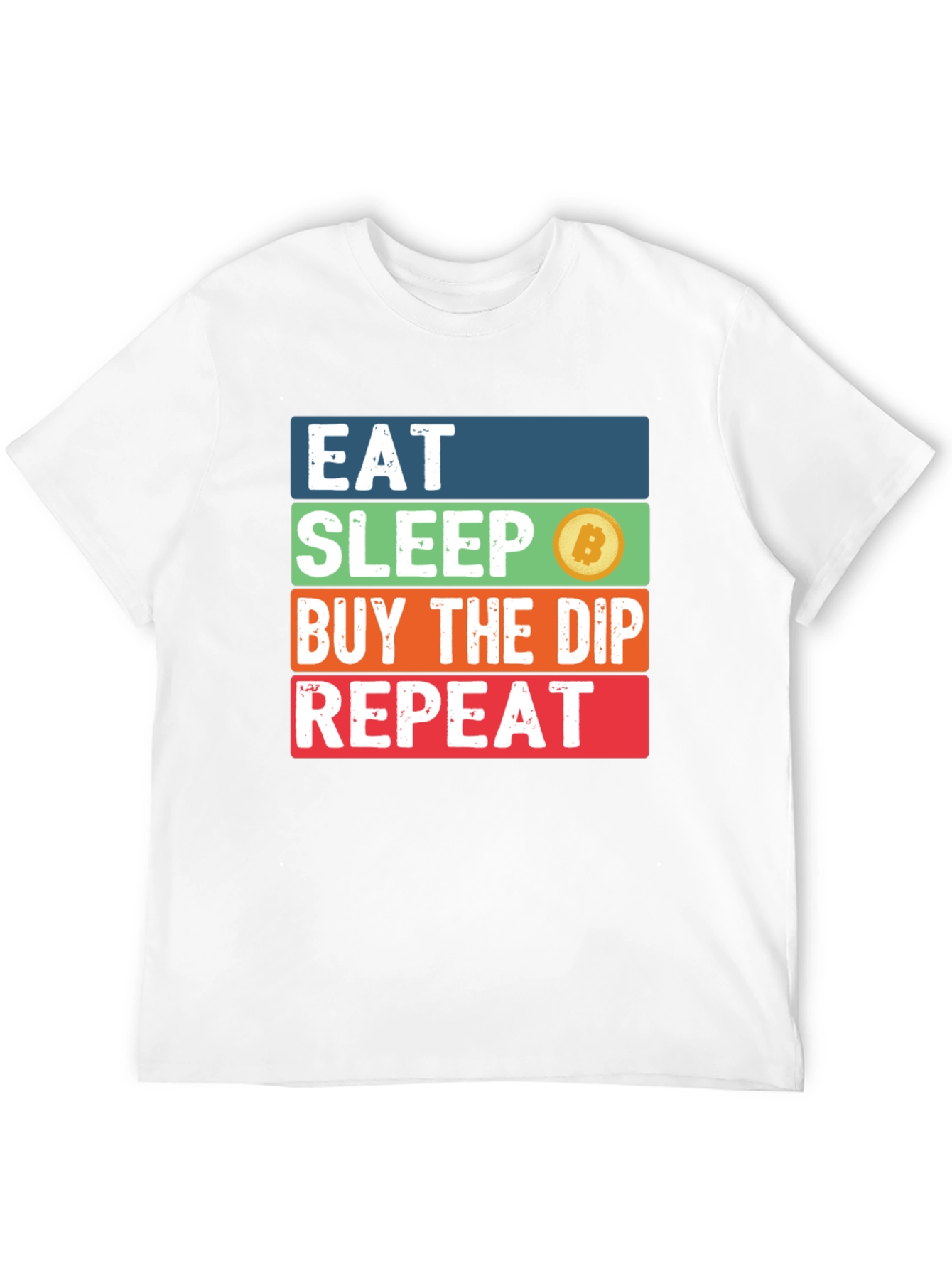 Camiseta Bitcoin: Come Duerme Invierte Repite