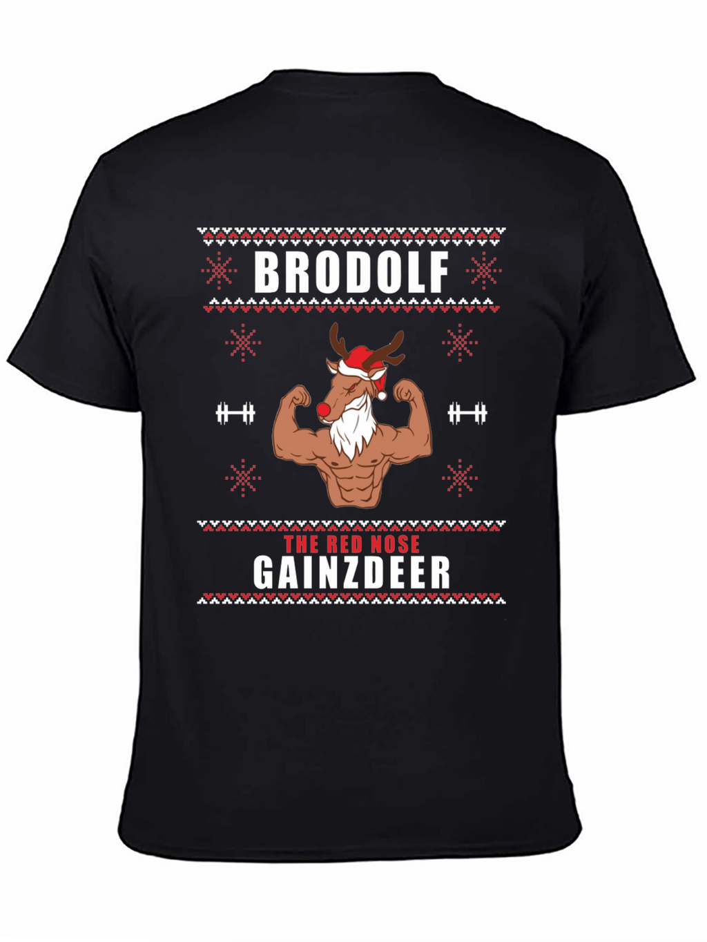 Camiseta Navideña Brodolf Gainzdeer