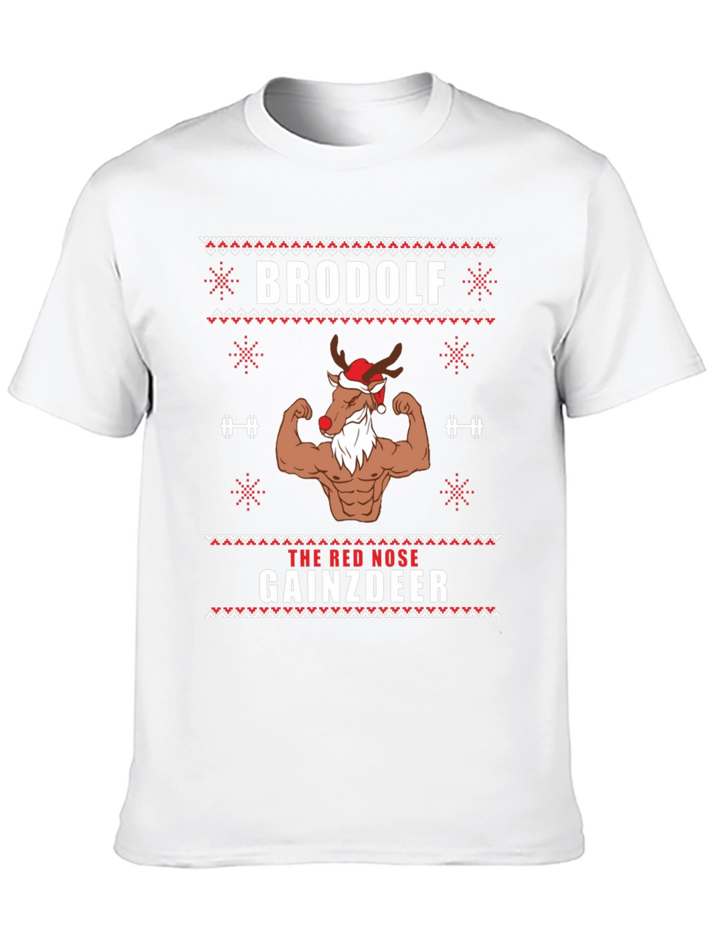 Camiseta Navideña Brodolf Gainzdeer