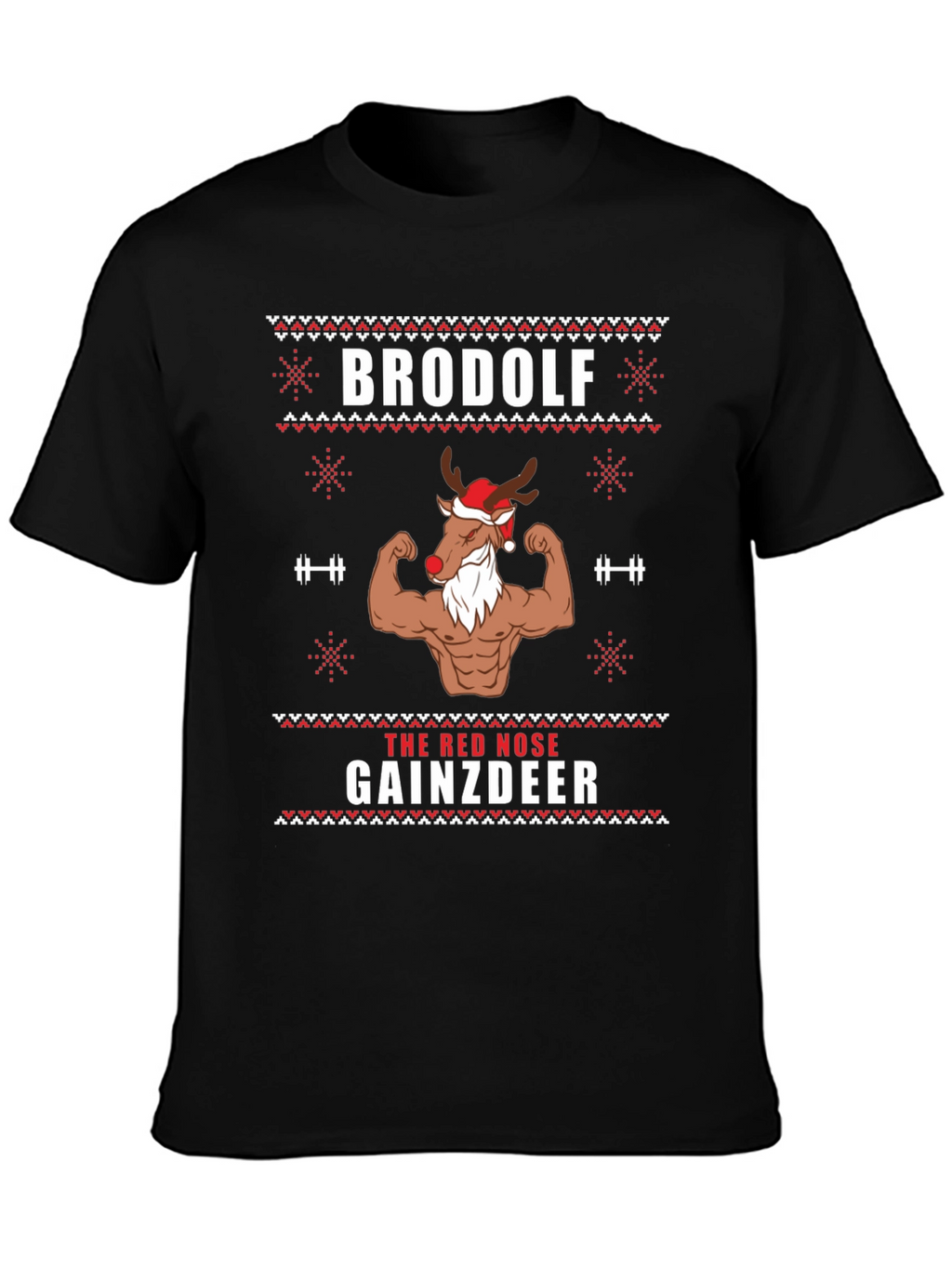 Camiseta Navideña Brodolf Gainzdeer
