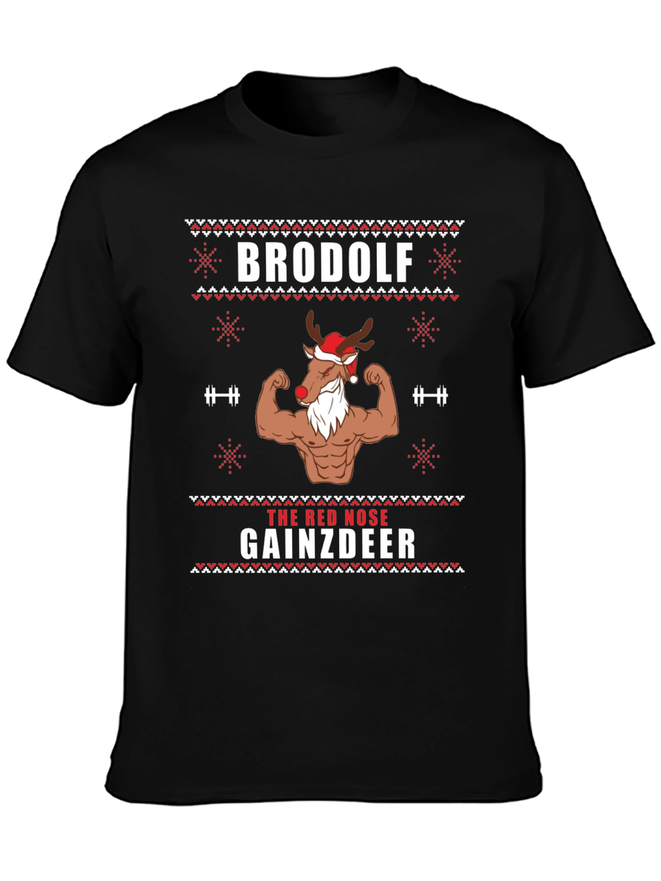 Camiseta Navideña Brodolf Gainzdeer
