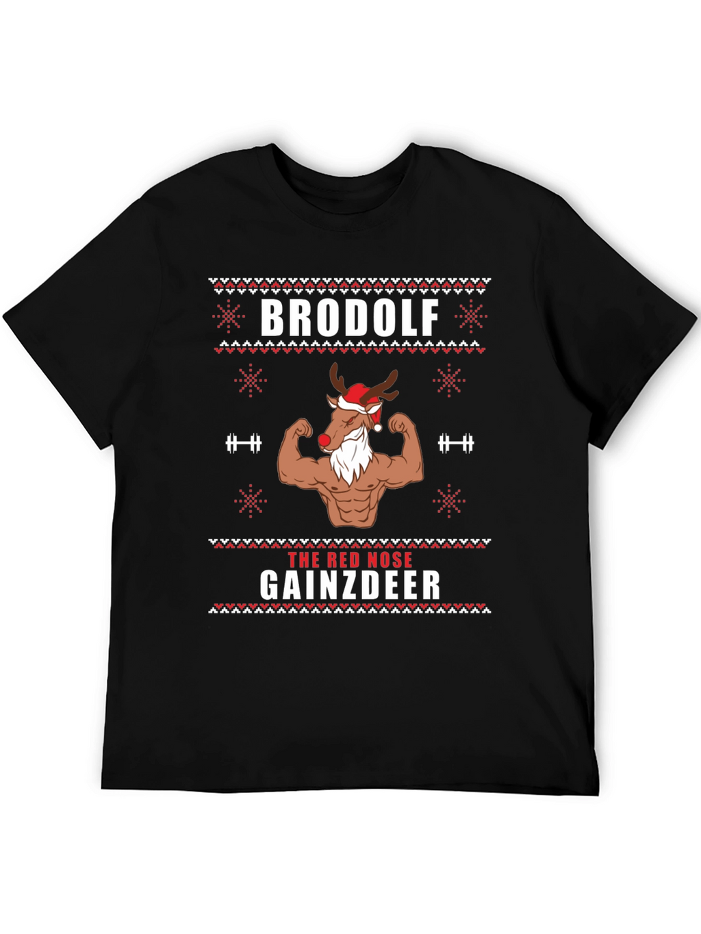 Camiseta Navideña Brodolf Gainzdeer