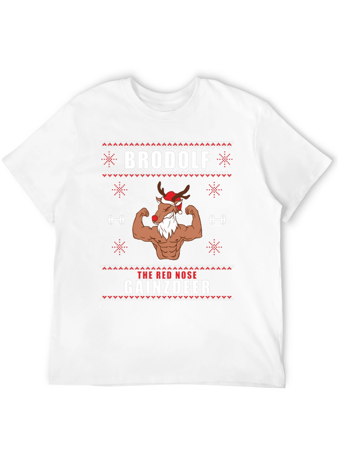 Camiseta Navideña Brodolf Gainzdeer
