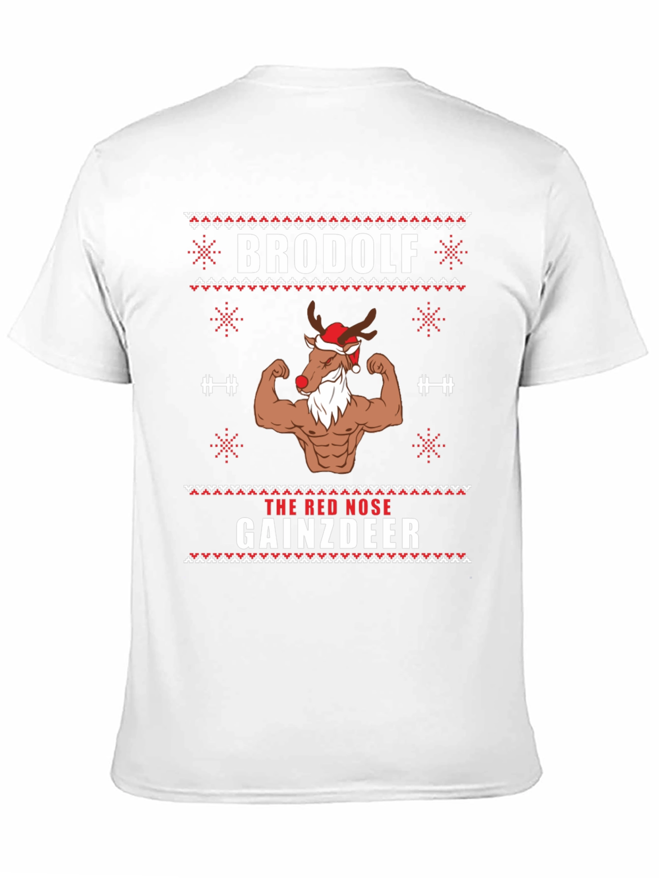 Camiseta Navideña Brodolf Gainzdeer